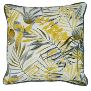 Makati, Ochre - (45cm x 45cm) Cushion